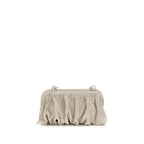 Benedetta Bruzziches Silver Aluminum Clutch Bag