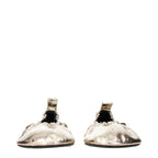 Jil Sander Gold Leather Ballet Flats