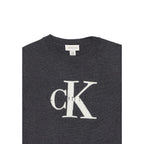 Calvin Klein Jeans Gray Cotton Sweatshirt