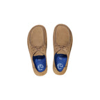 Birkenstock Beige Suede Leather Oxfords And Derbies