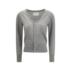 Extreme Cashmere Gray Cashmere Cardigan