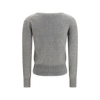 Extreme Cashmere Gray Cashmere Cardigan