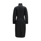 Khaite Black Acetate Cocktail Dress