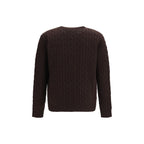 Valentino Garavani Brown Wool Oves Aries Cardigan
