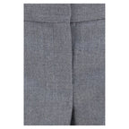Alexander McQueen Gray Wool Oves Aries Casual Pants