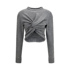 Balenciaga Gray Wool Oves Aries Sweatshirt