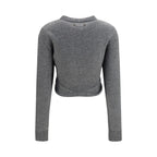 Balenciaga Gray Wool Oves Aries Sweatshirt