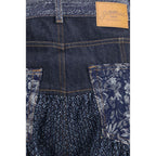 Ganni Blue Cotton Jeans Denim