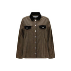 Ganni Brown Cotton Denim Jacket