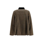 Ganni Brown Cotton Denim Jacket