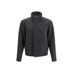 Lardini Gray Wool Oves Aries Bomber