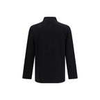 Lardini Black Wool Oves Aries Full-Length Jacket