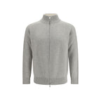 Lardini Gray Wool Oves Aries Sweatshirt