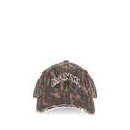 Ganni Brown Cotton Cap (Baseball Hat)