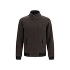 Baracuta Brown Viscose Biker Jacket