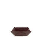 Ganni Bordeaux Polyethylene Shoulder Bag