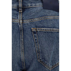 PT Torino Blue Cotton Straight-Leg Jeans