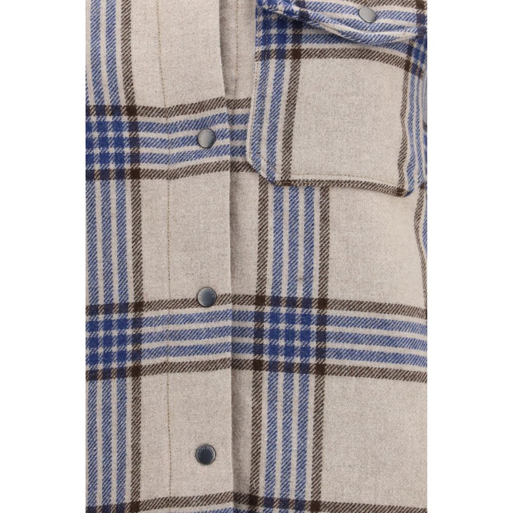 Woolrich Beige Wool Oves Aries Denim Jacket