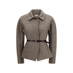 P.A.R.O.S.H. Beige Wool Oves Aries Blazer