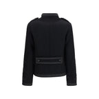 P.A.R.O.S.H. Black Wool Oves Aries Jacket