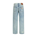 Dolce & Gabbana Blue Cotton Relaxed Fit Jeans