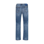 Jacob Cohen Blue Cotton Tapered Jeans