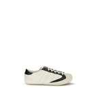 Y-3 White Calf Leather Bos Taurus Low Top Sneakers
