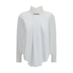 Brunello Cucinelli White Cotton Blouse