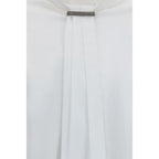 Brunello Cucinelli White Cotton Blouse