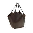 Brunello Cucinelli Brown Calf Leather Bos Taurus Handbag