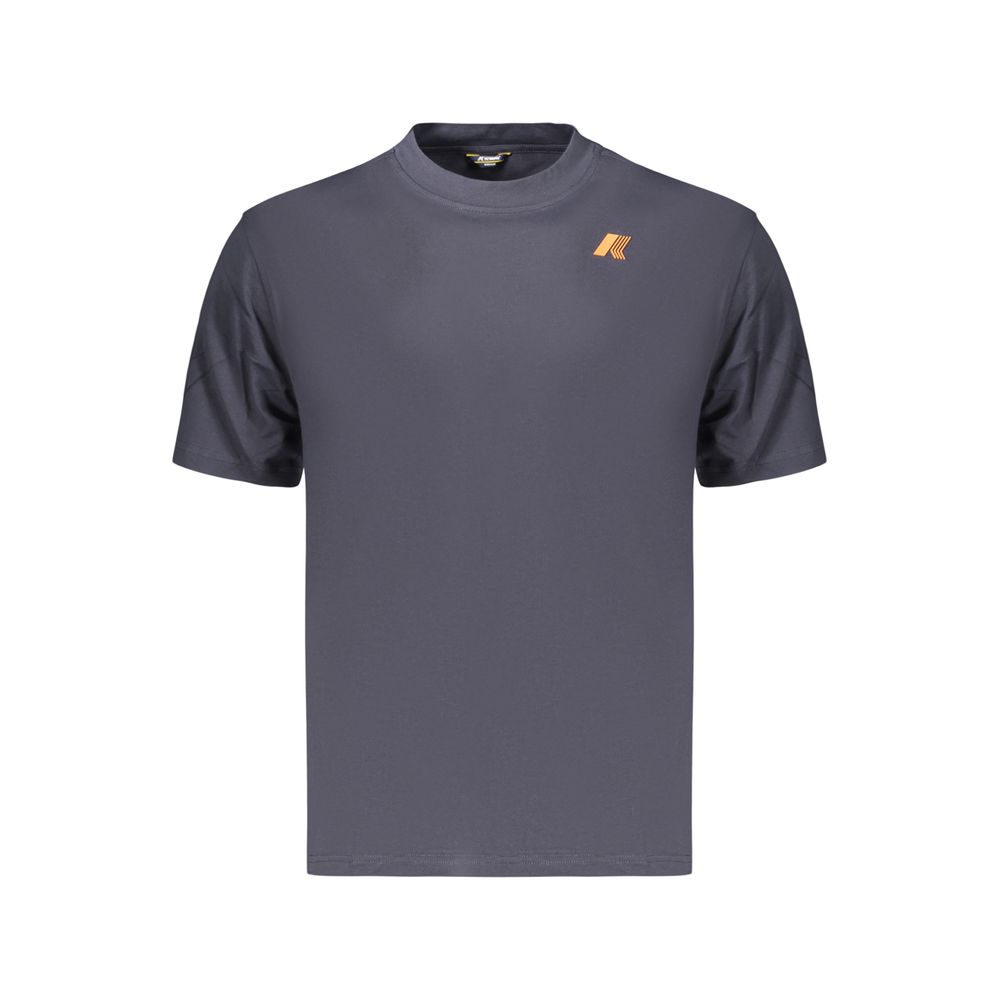 K-WAY Blue Cotton Men's T-Shirt