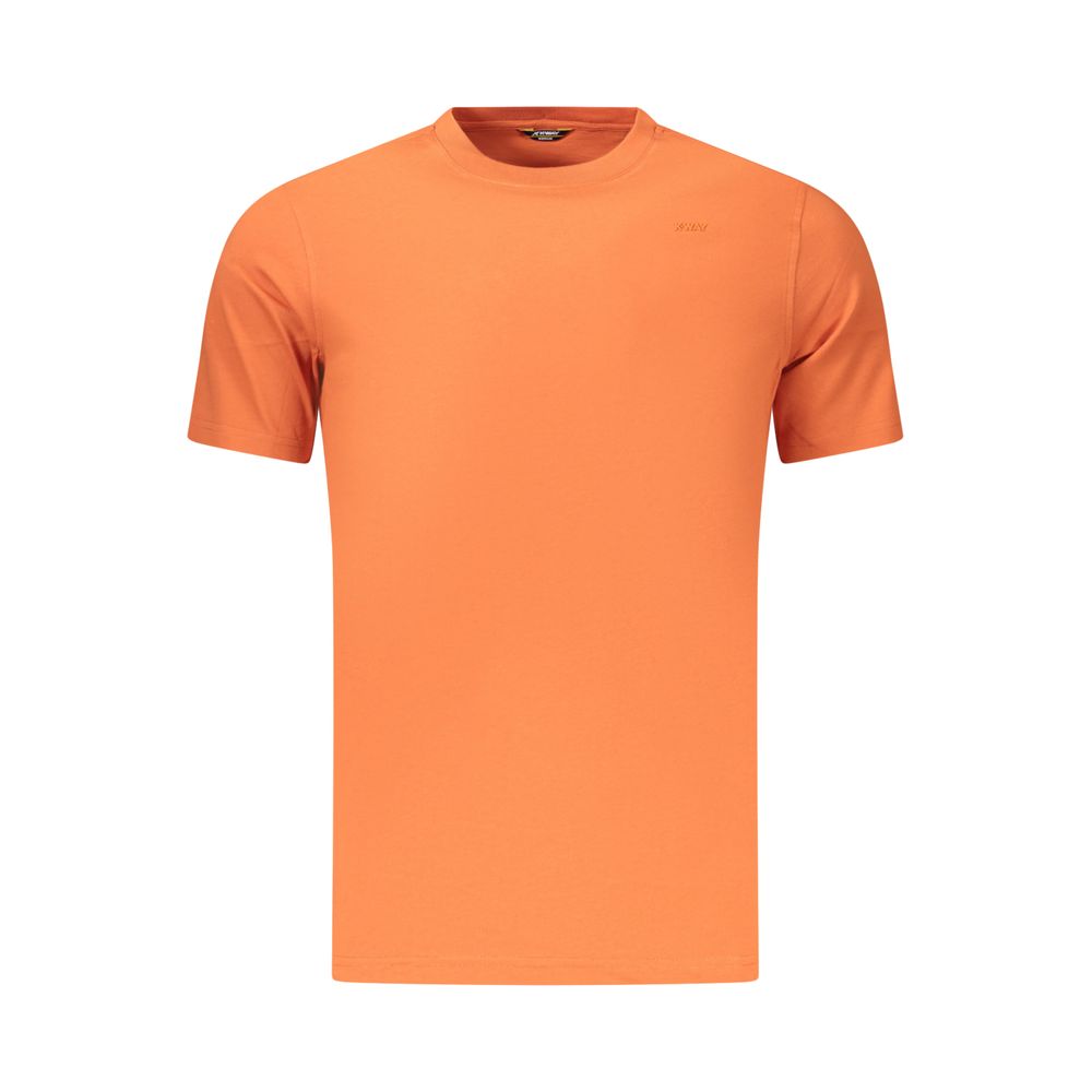 K-WAY Orange Cotton Men T-Shirt