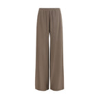 Fabiana Filippi Brown Viscose Casual Pants