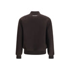 Brioni Brown Wool Oves Aries Bomber