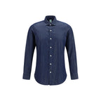Finamore Blue Denim Shirt