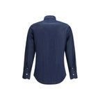 Finamore Blue Denim Shirt