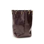 Benedetta Bruzziches Brown Calf Leather Bos Taurus Backet Bag