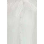 Forte_Forte White Polyester Shirt
