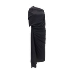 Balenciaga Black Viscose Cocktail Dress