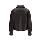P.A.R.O.S.H. Black Lamb Leather Leather Jacket