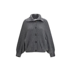 Brunello Cucinelli Gray Cashmere Cardigan