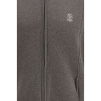 Brunello Cucinelli Bicolor Cashmere Hoodie