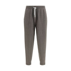 Brunello Cucinelli Bicolor Cashmere Athletic Pants