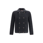 Brunello Cucinelli Gray Cashmere Cardigan