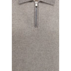 Brunello Cucinelli Gray Cashmere Sweater