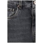 Brunello Cucinelli Gray Cotton Straight-Leg Jeans