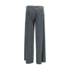 Magliano Gray Cotton Casual Pants