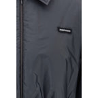 Miu Miu Gray Recycled Polyamide Shell Jacket