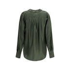 SA SU PHI Bicolor Silk Blouse