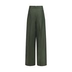 SA SU PHI Bicolor Silk Casual Pants